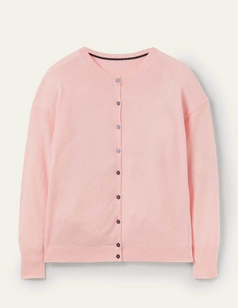blush cashmere cardigan