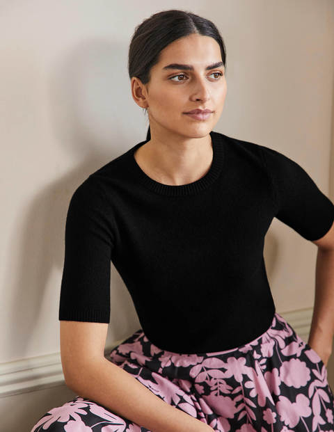 Cashmere Knitted Top - Black Cashmere Knitted Top - Black