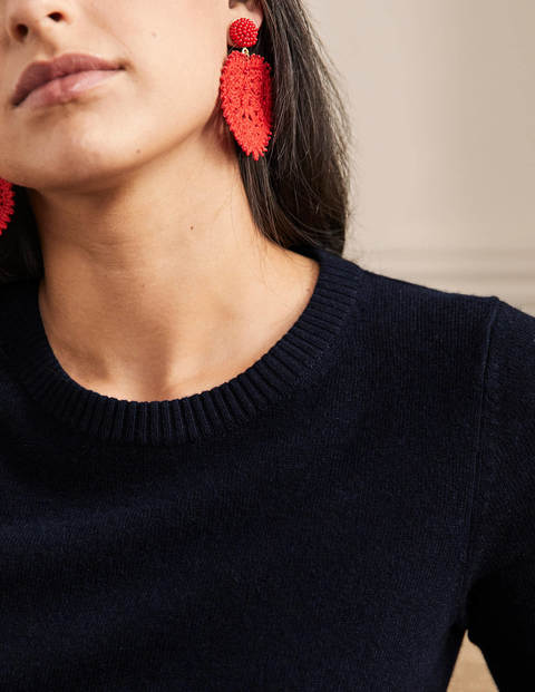 Cashmere Knitted Top - Navy Cashmere Knitted Top - Navy
