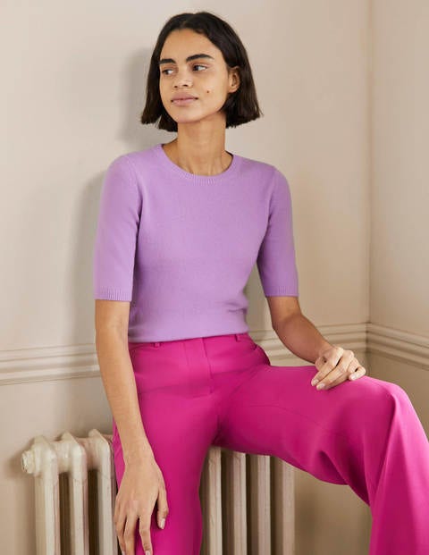 Cashmere Knitted Top - African Violet