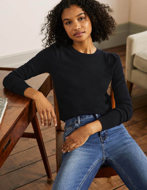 Cotton Crew Jumper - Navy Cotton Crew Jumper - Navy