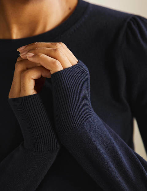 Cotton Crew Jumper - Navy Cotton Crew Jumper - Navy