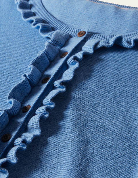 Frill Detail Henley Jumper - Grape Hyacinth Frill Detail Henley Jumper - Grape Hyacinth