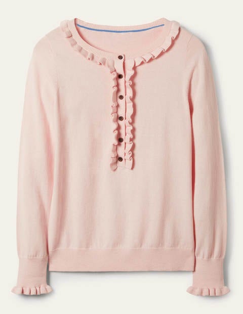 Lara Frill Henley Sweater - Milkshake Lara Frill Henley Sweater - Milkshake
