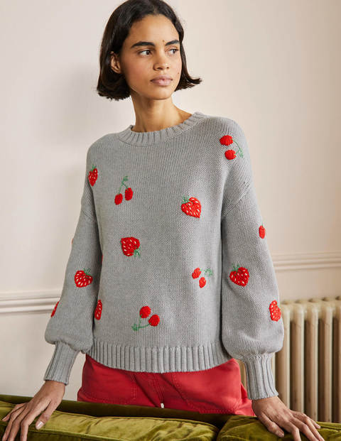 strawberry sweater zara