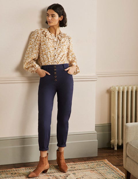 Tapered Chino Pants - Navy Tapered Chino Pants - Navy