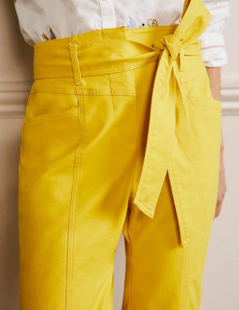 Tailored Tie Waist Pants - Wasp Tailored Tie Waist Pants - Wasp