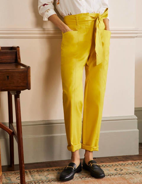 Tailored Tie Waist Pants - Wasp Tailored Tie Waist Pants - Wasp