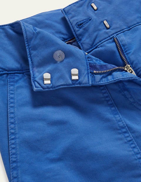 Belted Chino Trousers - Atlantic Ocean Blue Belted Chino Trousers - Atlantic Ocean Blue