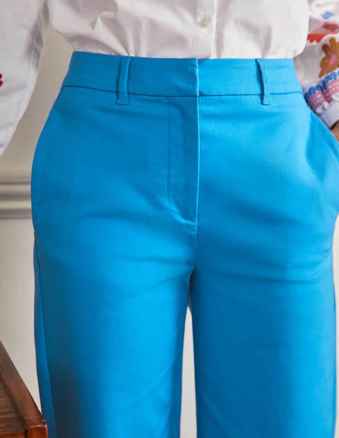 High Waisted Richmond Trousers - Moroccan Blue High Waisted Richmond Trousers - Moroccan Blue