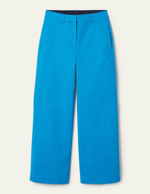 High Waisted Richmond Trousers - Moroccan Blue High Waisted Richmond Trousers - Moroccan Blue
