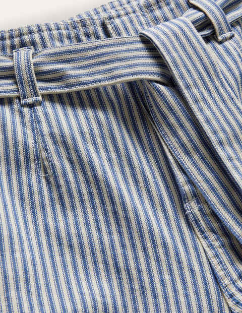 Tie Waist Jeans - Atlantic Ocean Ticking Stripe Tie Waist Jeans - Atlantic Ocean Ticking Stripe