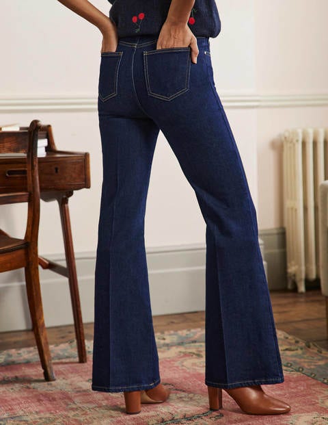 Antonia Smart Flare Jeans - Indigo 