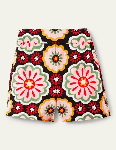Georgina Linen Shorts - Black, Opulent Daisy Georgina Linen Shorts - Black, Opulent Daisy
