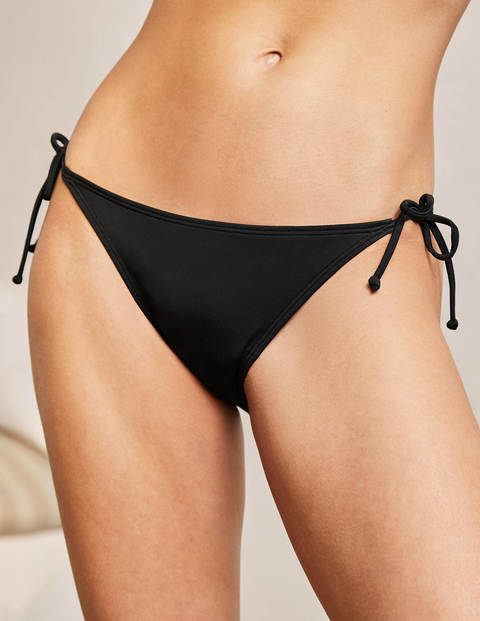 Bikinihöschen mit Bändern - Schwarz Bikinihöschen mit Bändern - Schwarz