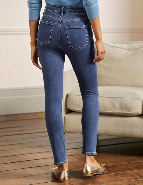 Röhrenjeans - Mittleres Vintageblau Röhrenjeans - Mittleres Vintageblau