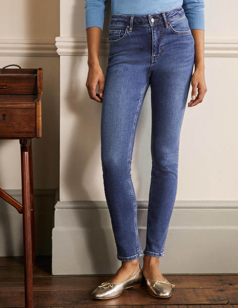 Röhrenjeans - Mittleres Vintageblau Röhrenjeans - Mittleres Vintageblau