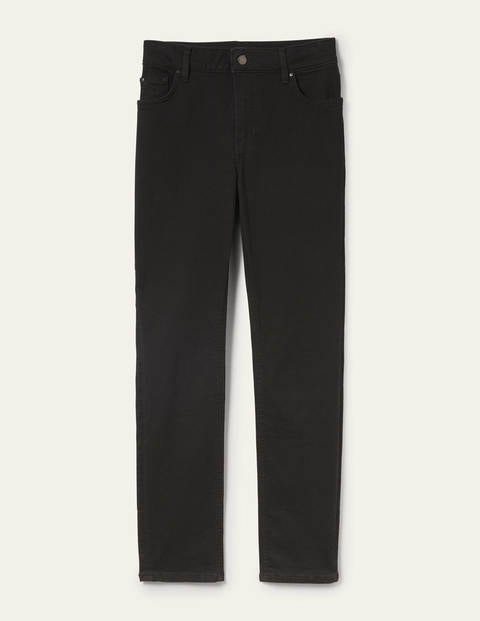 Schmale Jeans mit geradem Bein - Schwarz Schmale Jeans mit geradem Bein - Schwarz