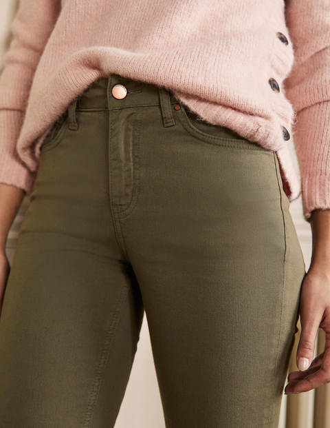 Slim Straight Jeans - Khaki Slim Straight Jeans - Khaki