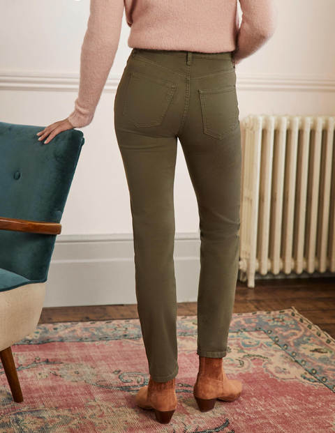 Slim Straight Jeans - Khaki Slim Straight Jeans - Khaki