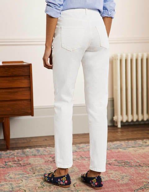 Slim Straight Jeans - White Slim Straight Jeans - White