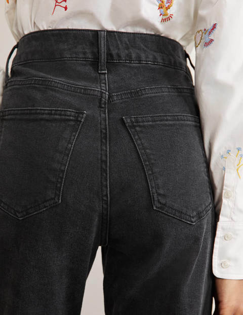 Relaxed Straight Jeans - Washed Black Relaxed Straight Jeans - Washed Black