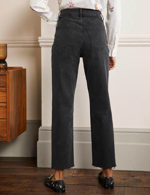 Relaxed Straight Jeans - Washed Black Relaxed Straight Jeans - Washed Black
