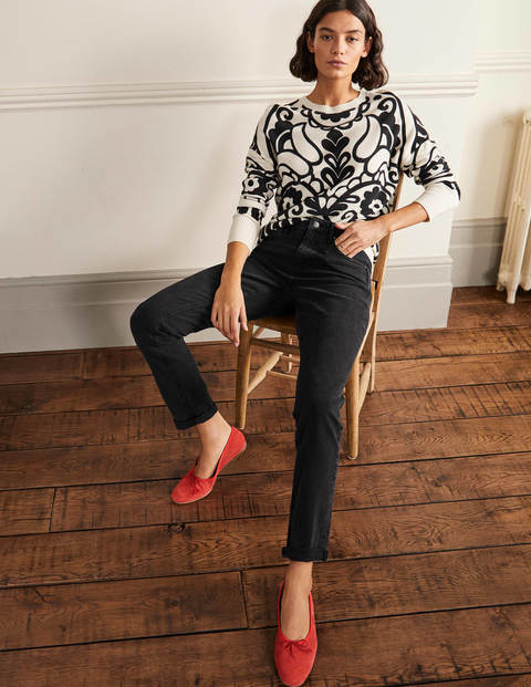 Girlfriend Jeans - Washed Black Girlfriend Jeans - Washed Black