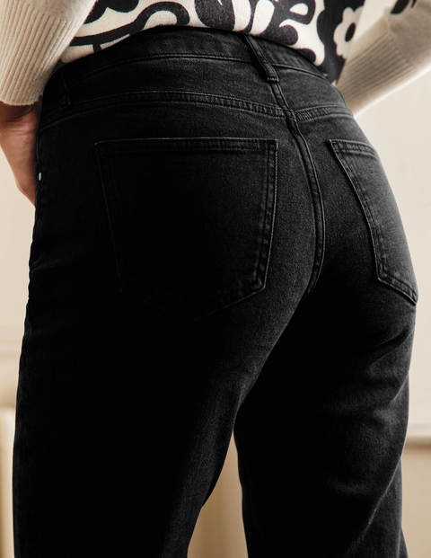 Girlfriend Jeans - Washed Black Girlfriend Jeans - Washed Black