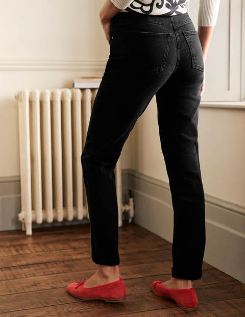 Girlfriend Jeans - Washed Black Girlfriend Jeans - Washed Black