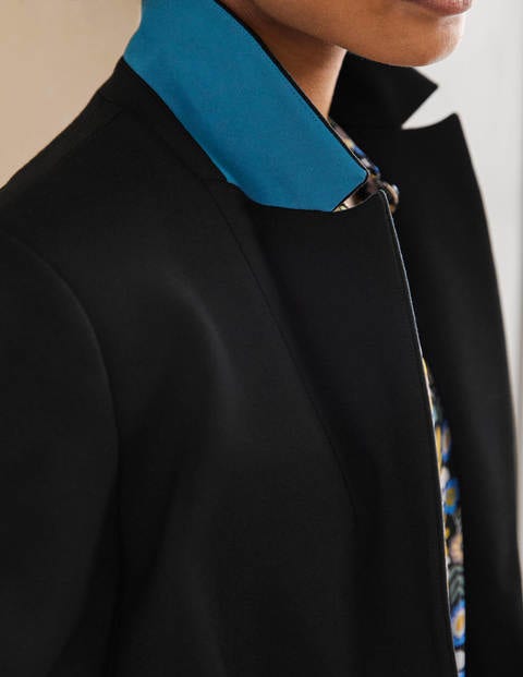 Stretch Jersey Blazer - Black Stretch Jersey Blazer - Black
