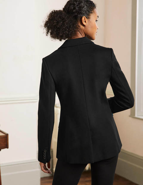 Stretch Jersey Blazer - Black Stretch Jersey Blazer - Black