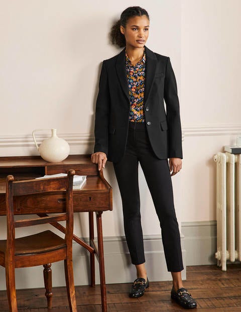 Stretch Jersey Blazer - Black Stretch Jersey Blazer - Black