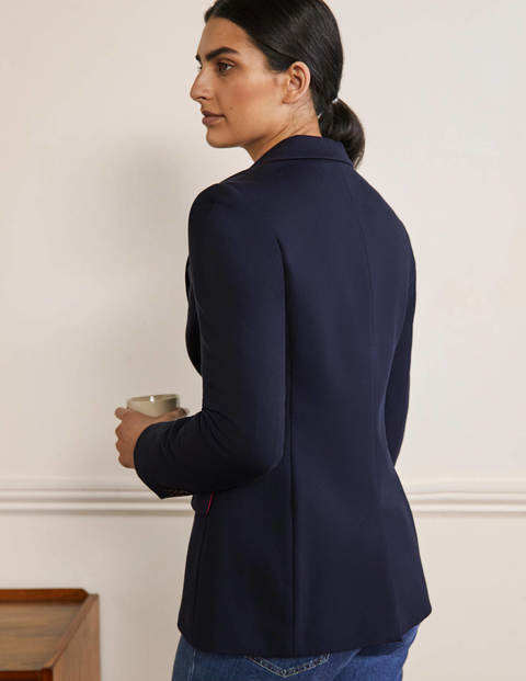 Stretch Jersey Blazer - Navy Stretch Jersey Blazer - Navy