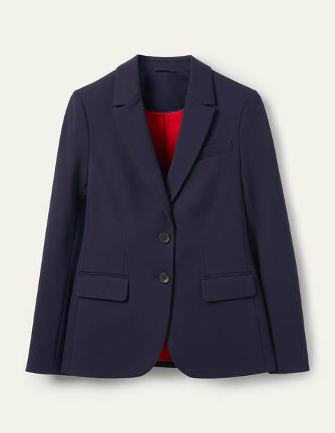 Stretch Jersey Blazer - Navy Stretch Jersey Blazer - Navy