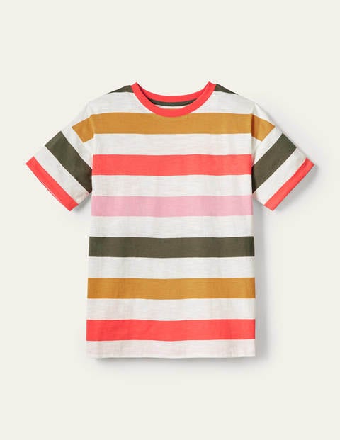T-shirt avec revers aux manches - Rose formica, corail vif multi T-shirt avec revers aux manches - Rose formica, corail vif multi
