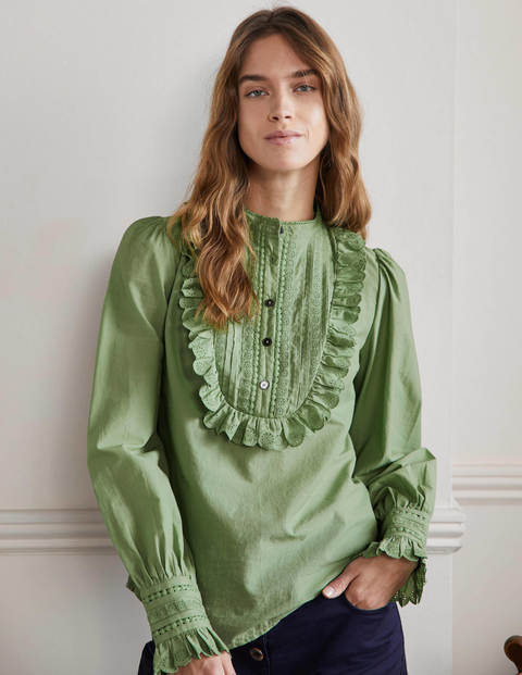 Frilly Popover Blouse