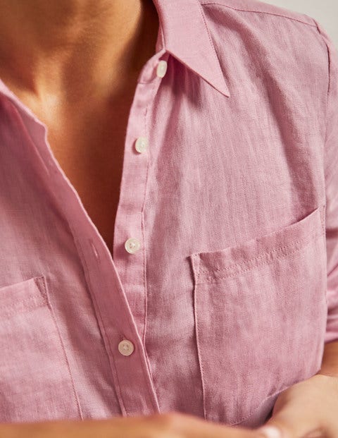 Linen Shirt - Formica Pink