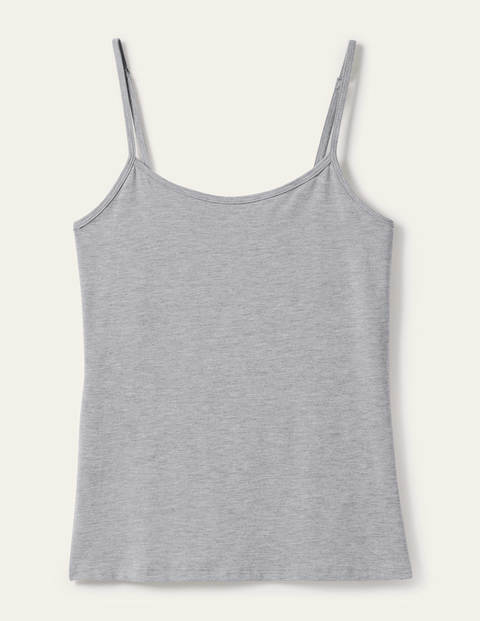 Plain Cami Top - Grey Marl Plain Cami Top - Grey Marl