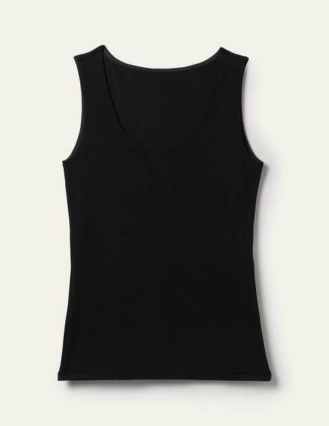 Double Layer Front Vest - Black Double Layer Front Vest - Black