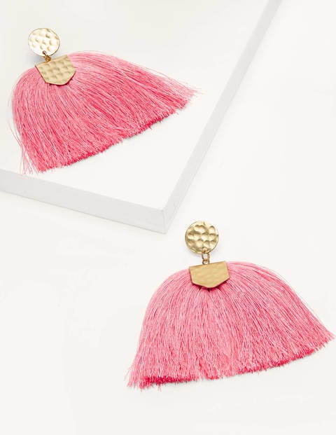 Tassel Earrings - Sachet Pink