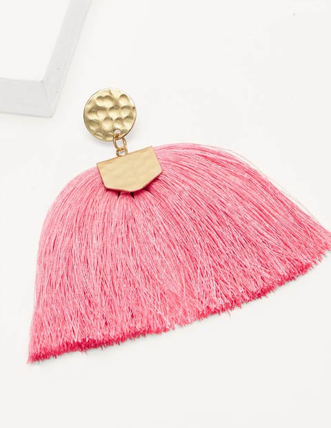 Tassel Earrings - Sachet Pink