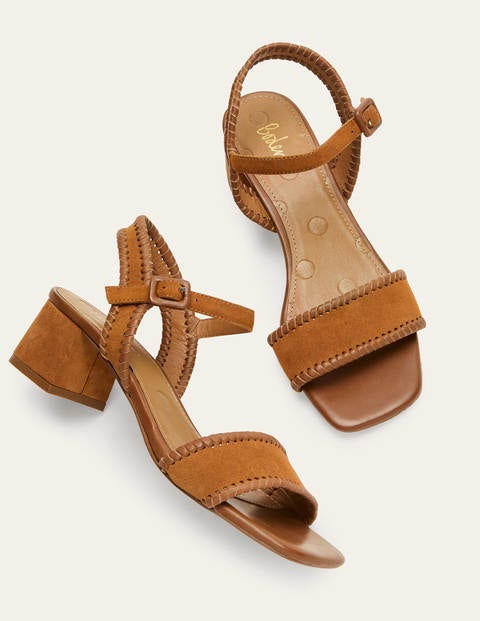 tan chunky heel sandals