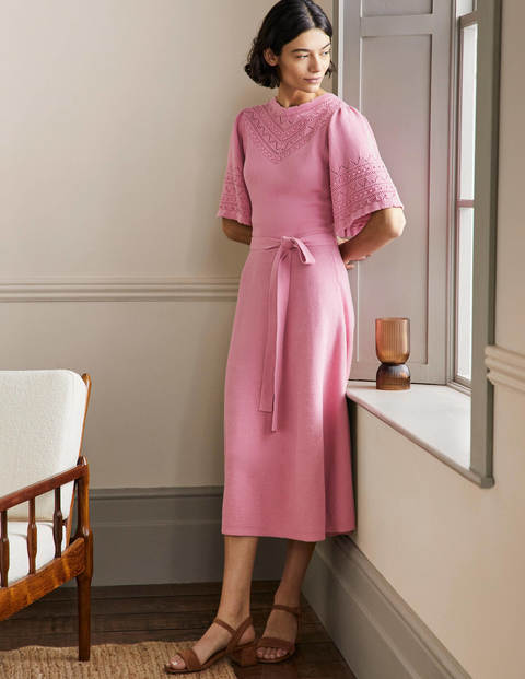 Wide Sleeve Knitted Dress
