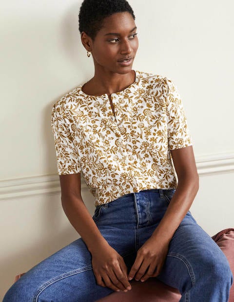Printed Knitted Cardigan - Frankincense 