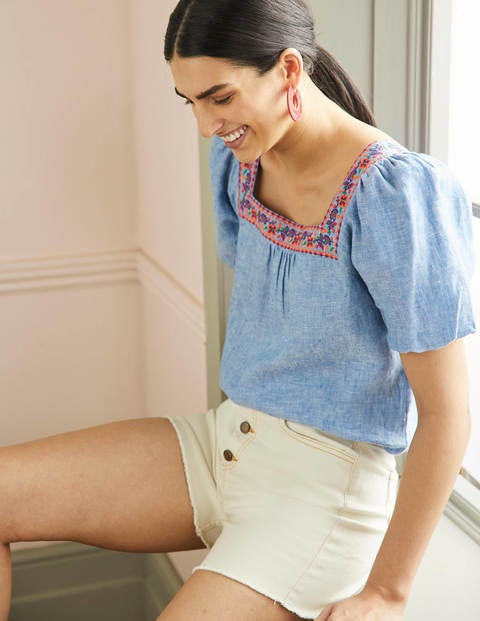 Boden linen t shirt Clearance