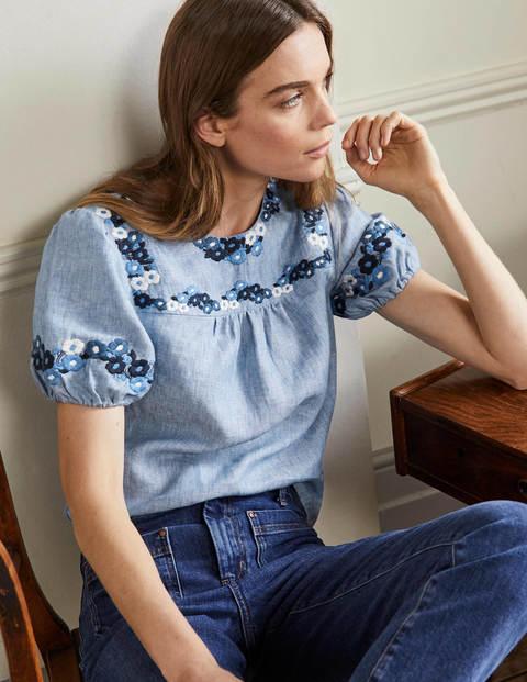 Boden linen t shirt Clearance