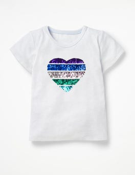 Sequin-change T-shirt