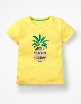 Sequin-change T-shirt