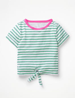 Jersey Tie-front Top